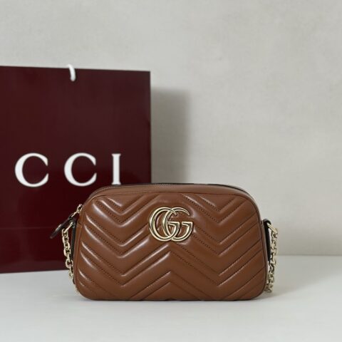 GUCCI 专柜品质，顶级原单货，实物实拍！款号855273棕色