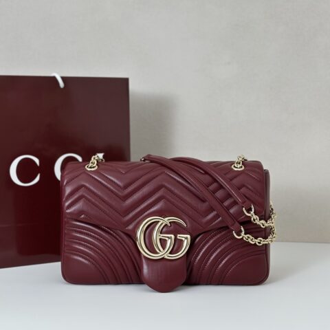 GUCCI 专柜品质，顶级原单货，实物实拍！款号838985安可拉红