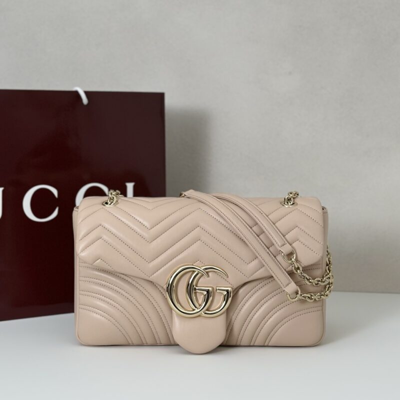 GUCCI 专柜品质，顶级原单货，实物实拍！款号838985柔粉色