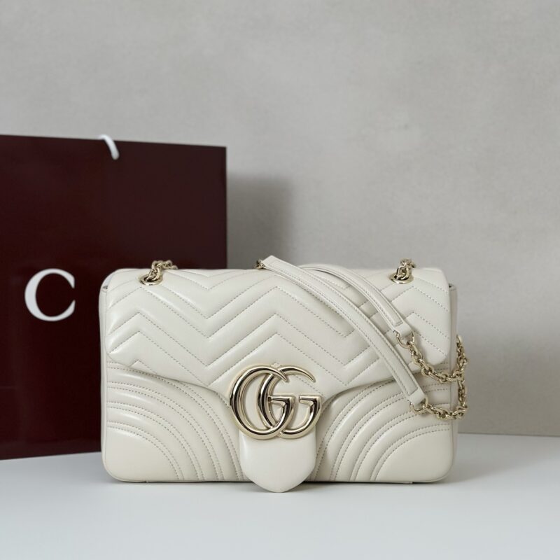 GUCCI 专柜品质，顶级原单货，实物实拍！款号838985米白