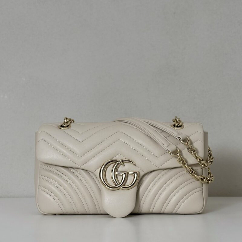 GUCCI 专柜品质，顶级原单货，实物实拍！款号837267米白