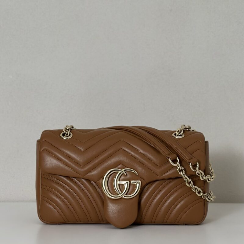 GUCCI 专柜品质，顶级原单货，实物实拍！款号837267棕色