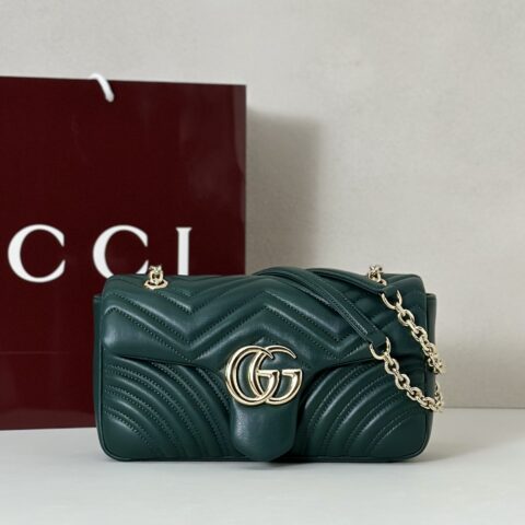 GUCCI 专柜品质，顶级原单货，实物实拍！款号837267深绿
