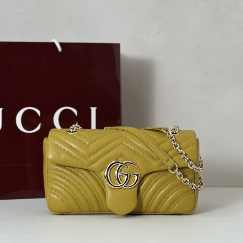 GUCCI 专柜品质，顶级原单货，实物实拍！款号837267芥末黄
