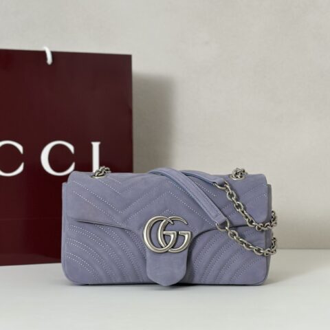 GUCCI 专柜品质，顶级原单货，实物实拍！款号837267灰蓝磨砂