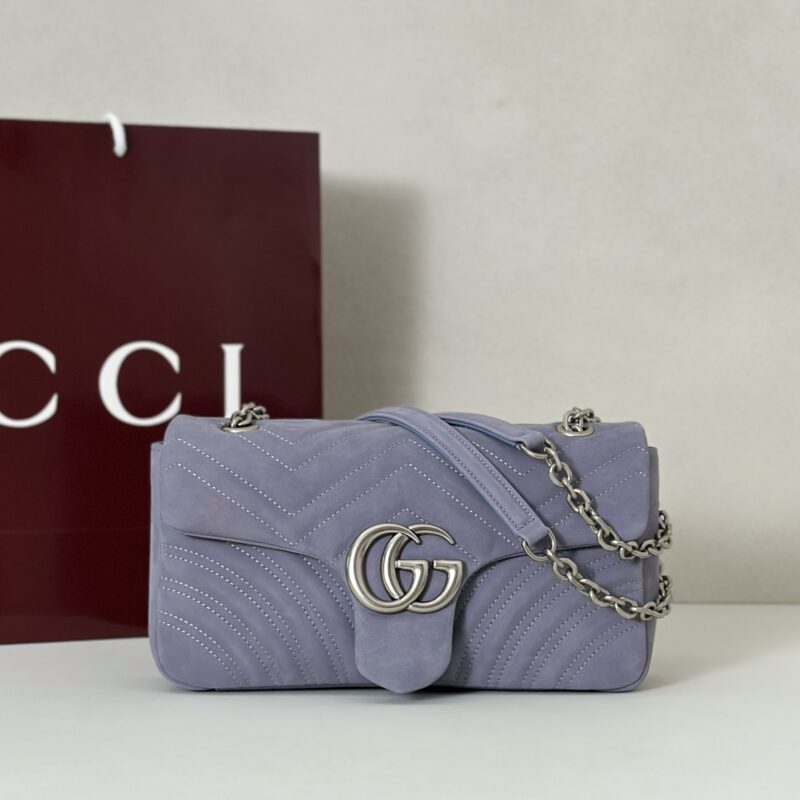 GUCCI 专柜品质，顶级原单货，实物实拍！款号837267灰蓝磨砂