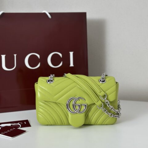 GUCCI 专柜品质，顶级原单货，实物实拍！837280亮绿