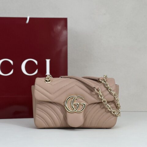 GUCCI 专柜品质，顶级原单货，实物实拍！款号837280杏粉