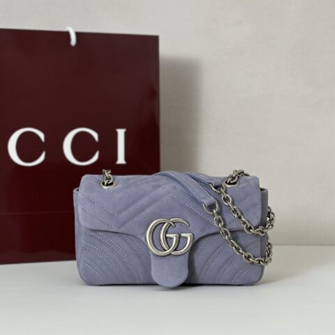 GUCCI 专柜品质，顶级原单货，实物实拍！款号837280灰蓝磨砂
