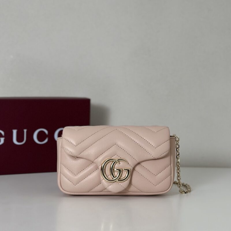 GUCCI专柜品质，顶级原单货，实物实拍！款号841290柔粉色