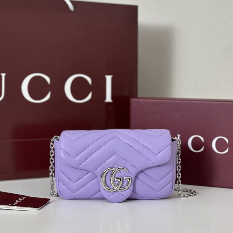 GUCCI 专柜品质，顶级原单货，实物实拍！款号841290浅紫