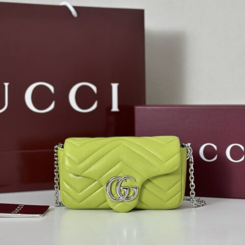 GUCCI 专柜品质，顶级原单货，实物实拍！款号841290亮绿