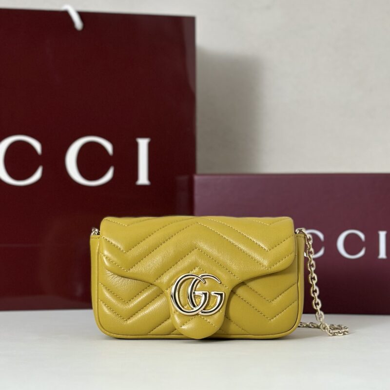 GUCCI 专柜品质，顶级原单货，实物实拍！款号841290芥末黄