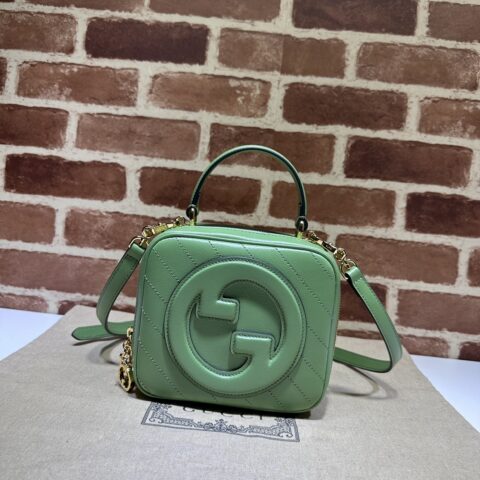 GUCCI 专柜品质，顶级原单货，实物实拍！款号744434抹茶绿色