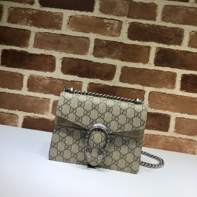 GUCCI 专柜品质，顶级原单货，实物实拍！小号酒神包～款号421970啡卡其