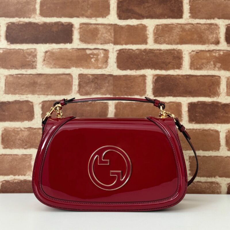 GUCCI 专柜品质，顶级原单货，实物实拍！款号815719酒红漆皮