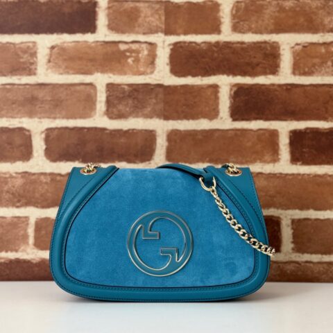 GUCCI 专柜品质，顶级原单货，实物实拍！款号815715蓝色磨砂