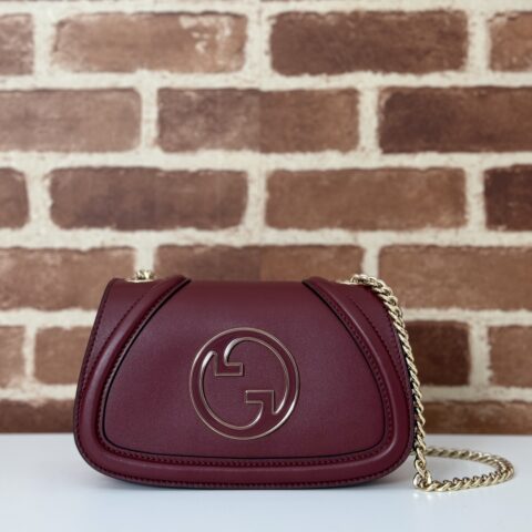 GUCCI 专柜品质，顶级原单货，实物实拍！款号815711酒红色