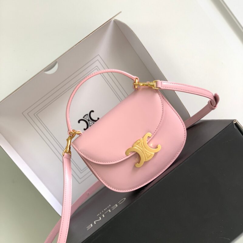CELINE 23早春新品 Mini Besace光滑牛皮革凯旋门包 型号:110412