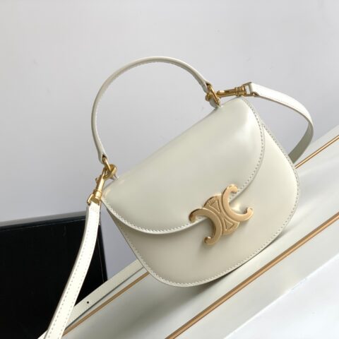 CELINE  23早春新品 Mini Besace光滑牛皮革凯旋门包 型号：110412