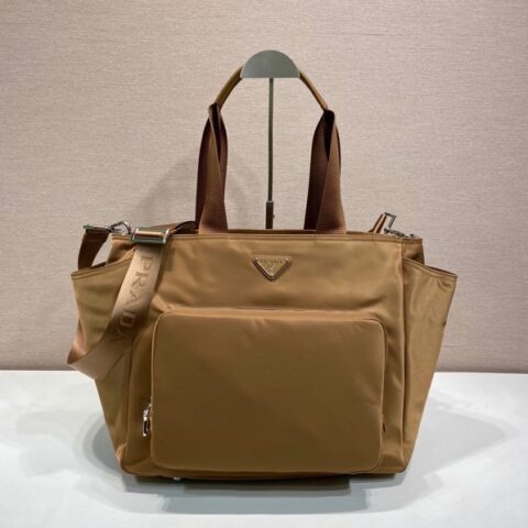 PRADA 经典妈咪包 1BG102白兰地