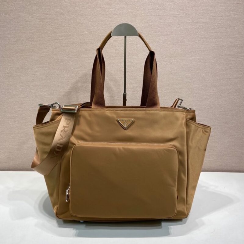 PRADA 经典妈咪包 1BG102白兰地