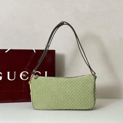 GUCCI 专柜品质，顶级原单货，实物实拍！款号860787灰绿反绒压