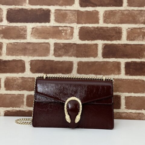GUCCI 专柜品质，顶级原单货，实物实拍！795005酒红漆皮
