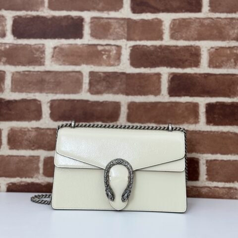 GUCCI 专柜品质，顶级原单货，实物实拍！795005米白漆皮