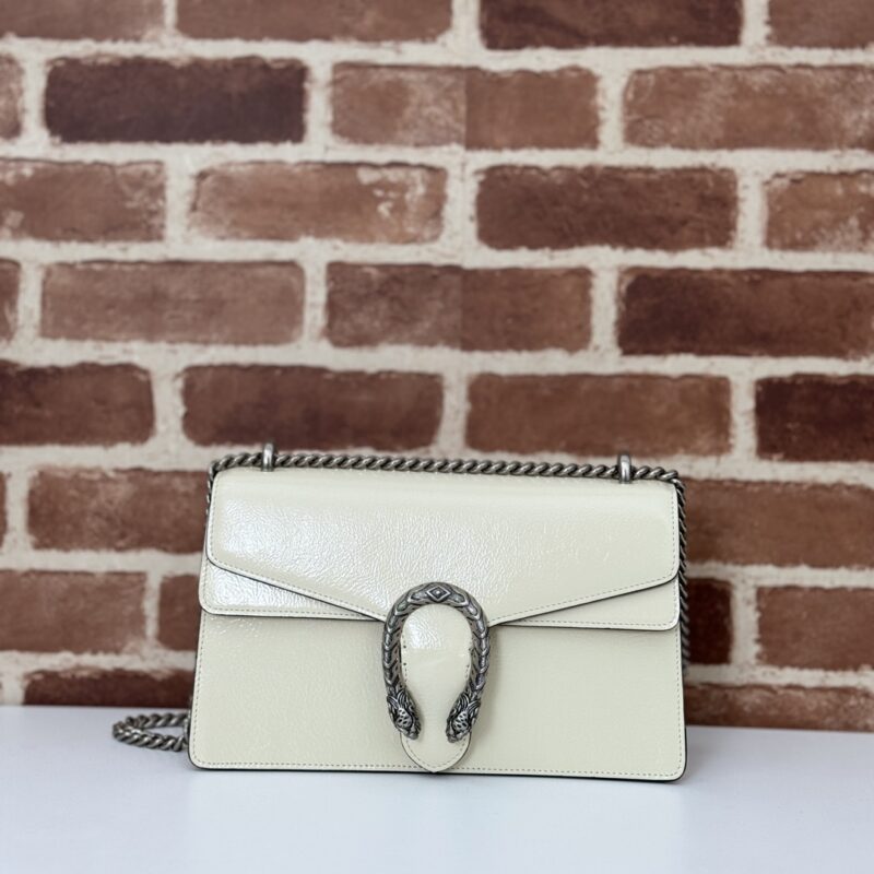 GUCCI 专柜品质，顶级原单货，实物实拍！795005米白漆皮