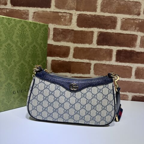 GUCCI 专柜品质，顶级原单货，实物实拍！款号735132蓝胶GG