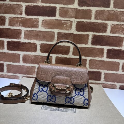 GUCCI 专柜品质，顶级原单货，实物实拍！款号703848大G蓝布