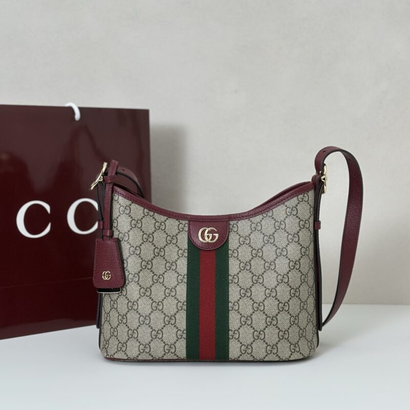 GUCCI 专柜品质，顶级原单货，实物实拍！836872啡胶/安可拉红