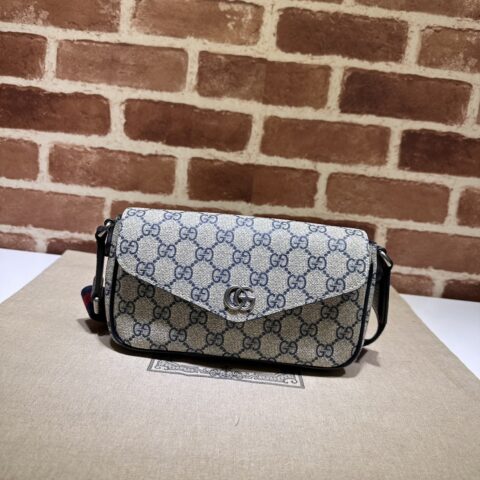 GUCCI 专柜品质，顶级原单货，实物实拍！款号764961蓝pvc