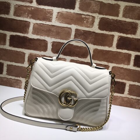 GUCCI 专柜品质，顶级原单货，实物实拍！款号498110米白