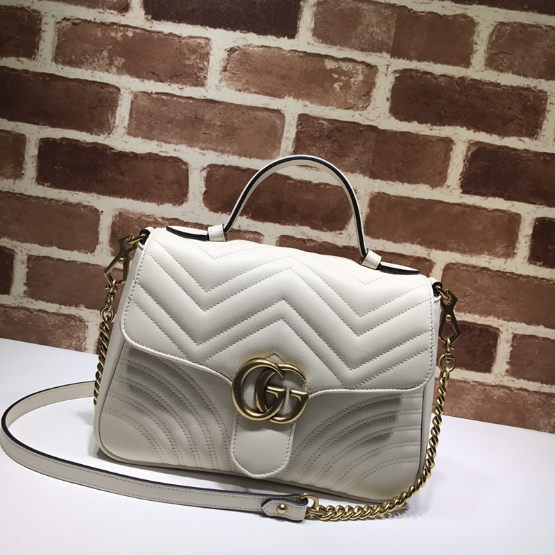 GUCCI 专柜品质，顶级原单货，实物实拍！款号498110米白