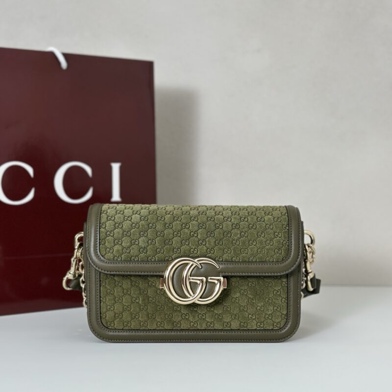 GUCCI 专柜品质，顶级原单货，实物实拍！826761绿色压G