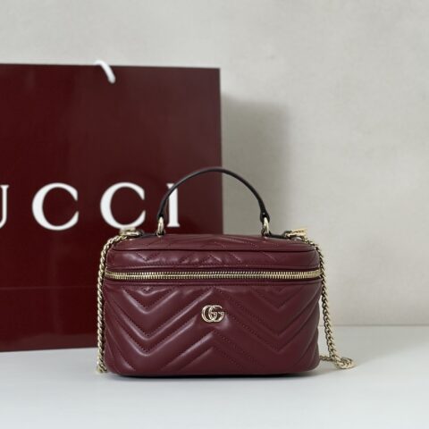 GUCCI 专柜品质，顶级原单货，实物实拍！837454酒红