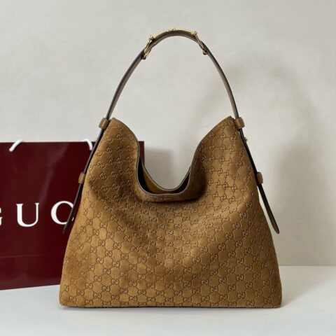 GUCCI 专柜品质，顶级原单货，实物实拍！款号850546棕色压花