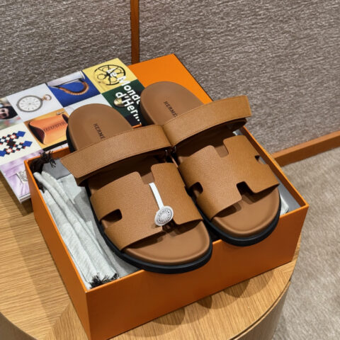 HERMES  180 CHYPRE SANDAL 老舅鞋 颜色/Colour：金棕色/37/Gold