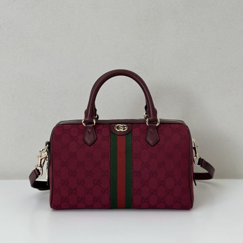GUCCI 专柜品质，顶级原单货，实物实拍！款号772061酒红布