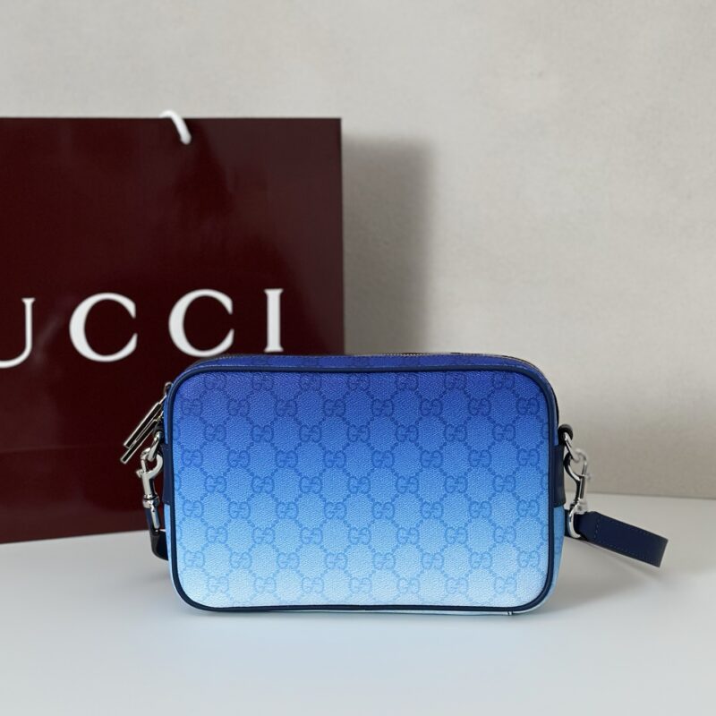 GUCCI 专柜品质，顶级原单货，实物实拍！款号835691渐变蓝色