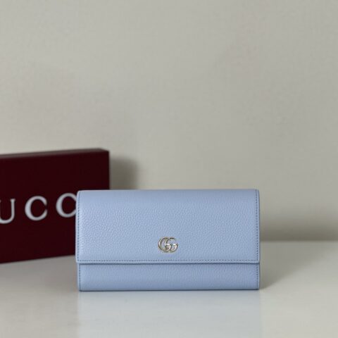 GUCCI  专柜品质，顶级原单货，实物实拍！款号456116浅蓝/酒红