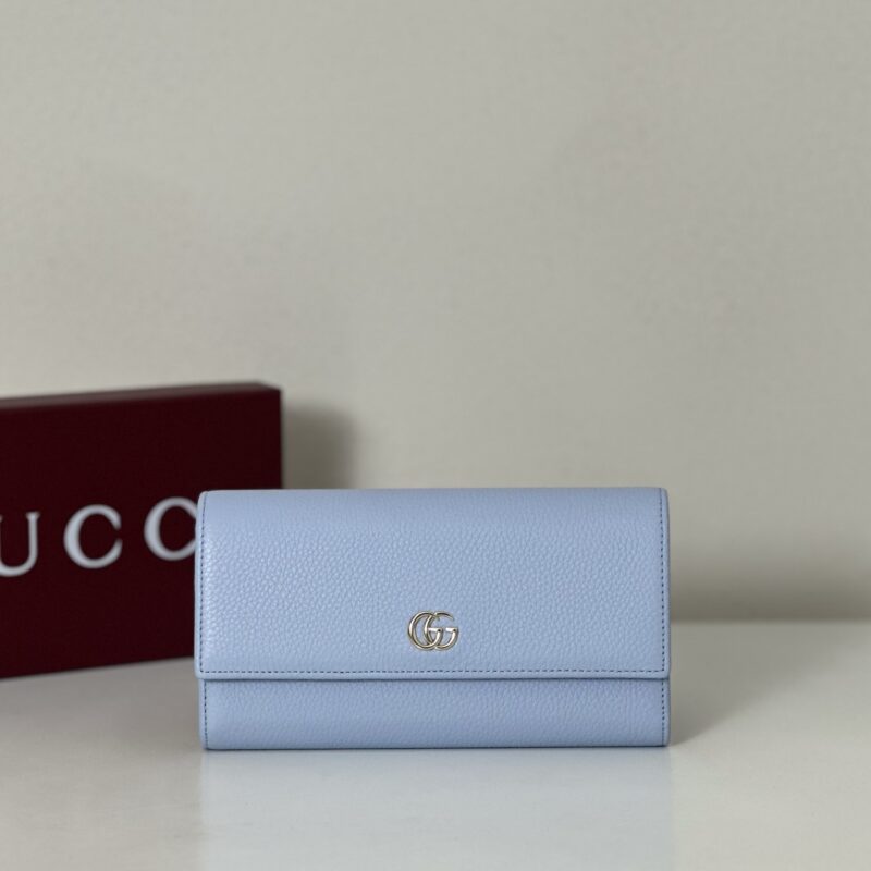 GUCCI  专柜品质，顶级原单货，实物实拍！款号456116浅蓝/酒红