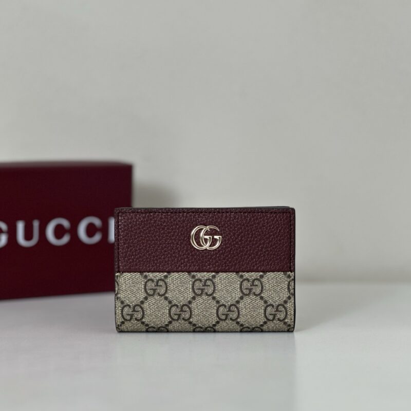 GUCCI 专柜品质，顶级原单货，实物实拍！款号841360啡胶/酒红