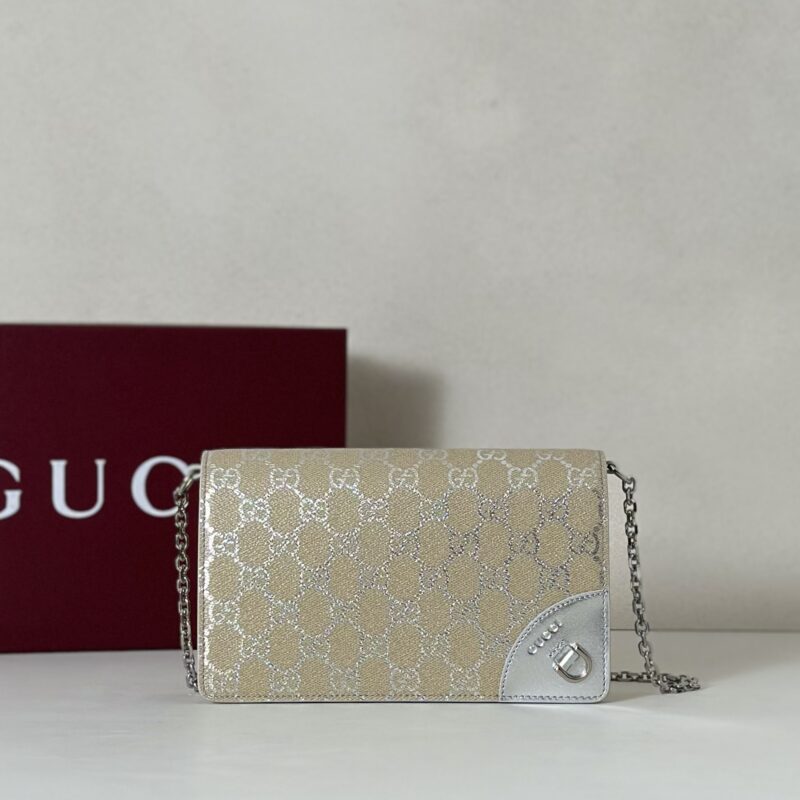 GUCCI 专柜品质，顶级原单货，实物实拍！853716杏银
