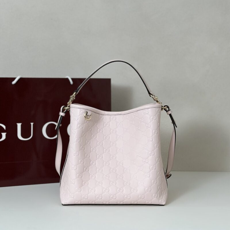 GUCCI  专柜品质，顶级原单货，实物实拍！款号815103浅粉压字