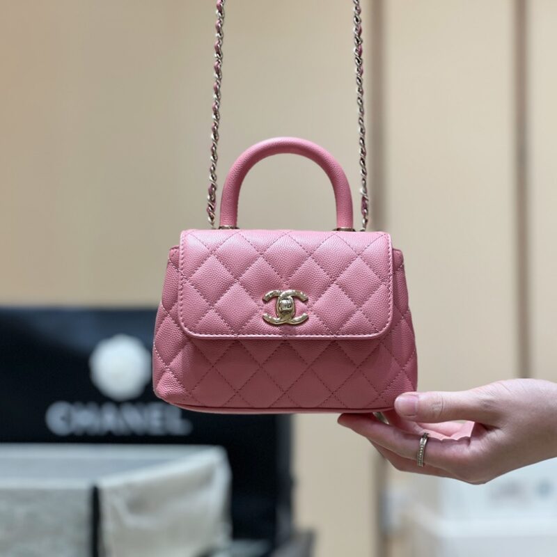 CHANEL 经典万年款coco handle nano  AP4244