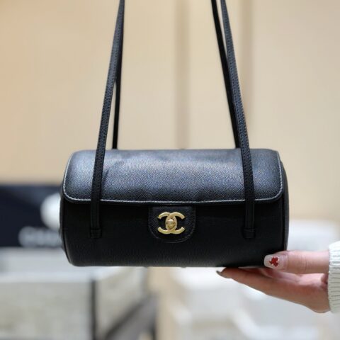 CHANEL 26P Preppy 保龄球包👜 AS6143黑色