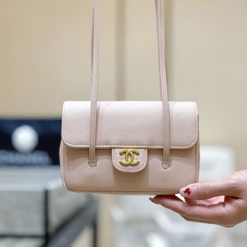 CHANEL 26P Preppy coco包王👜 AP5068粉色